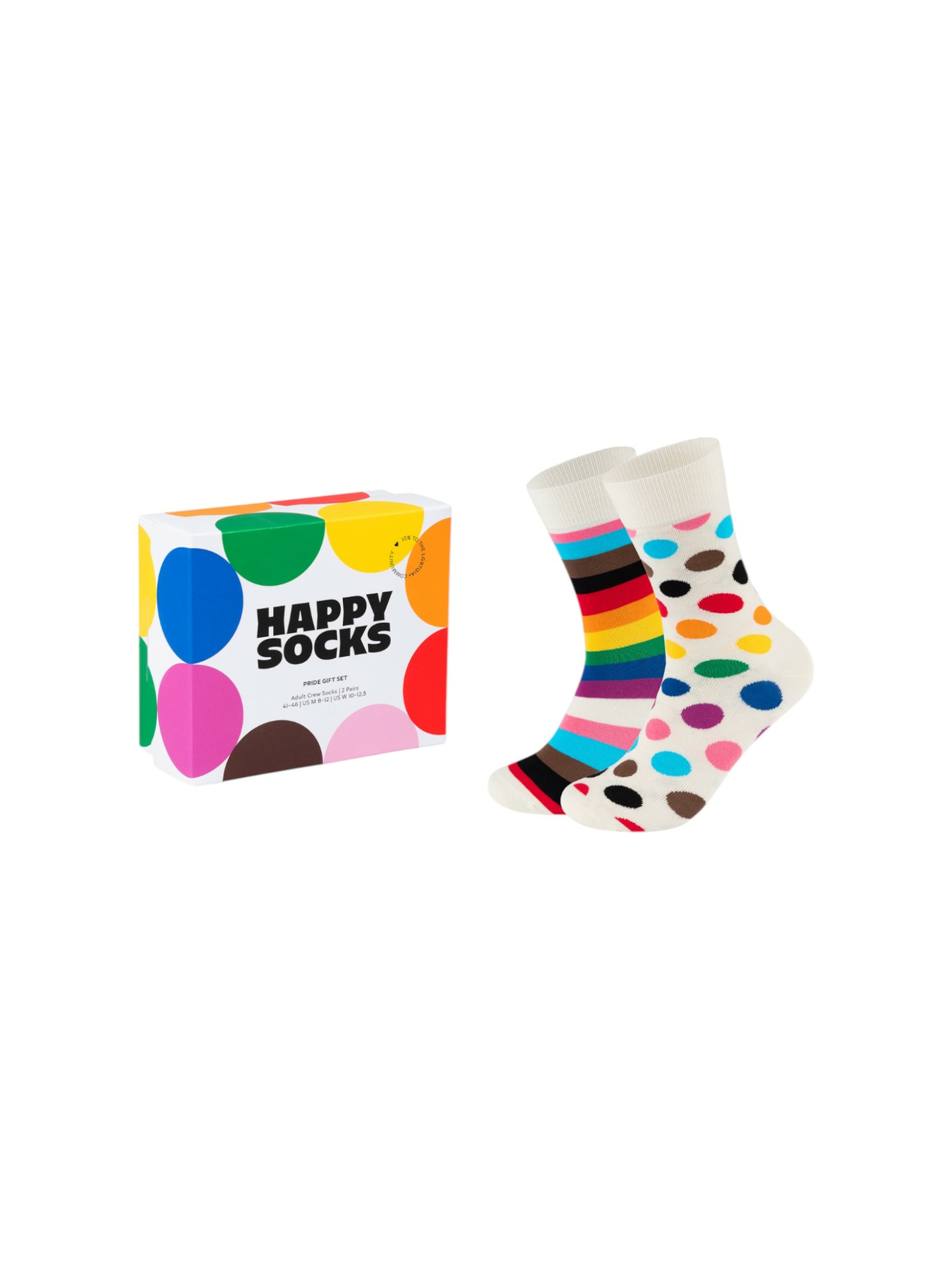 Happy Socks Skarpety 'Pride' w kolorze biały