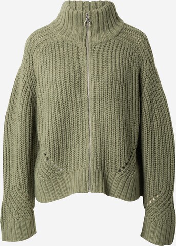 TOPSHOP Strickjacke in Grün: predná strana