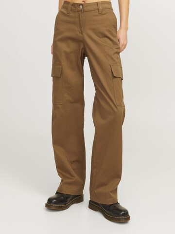 Loosefit Pantalon cargo 'KENDAL' JJXX en marron : devant