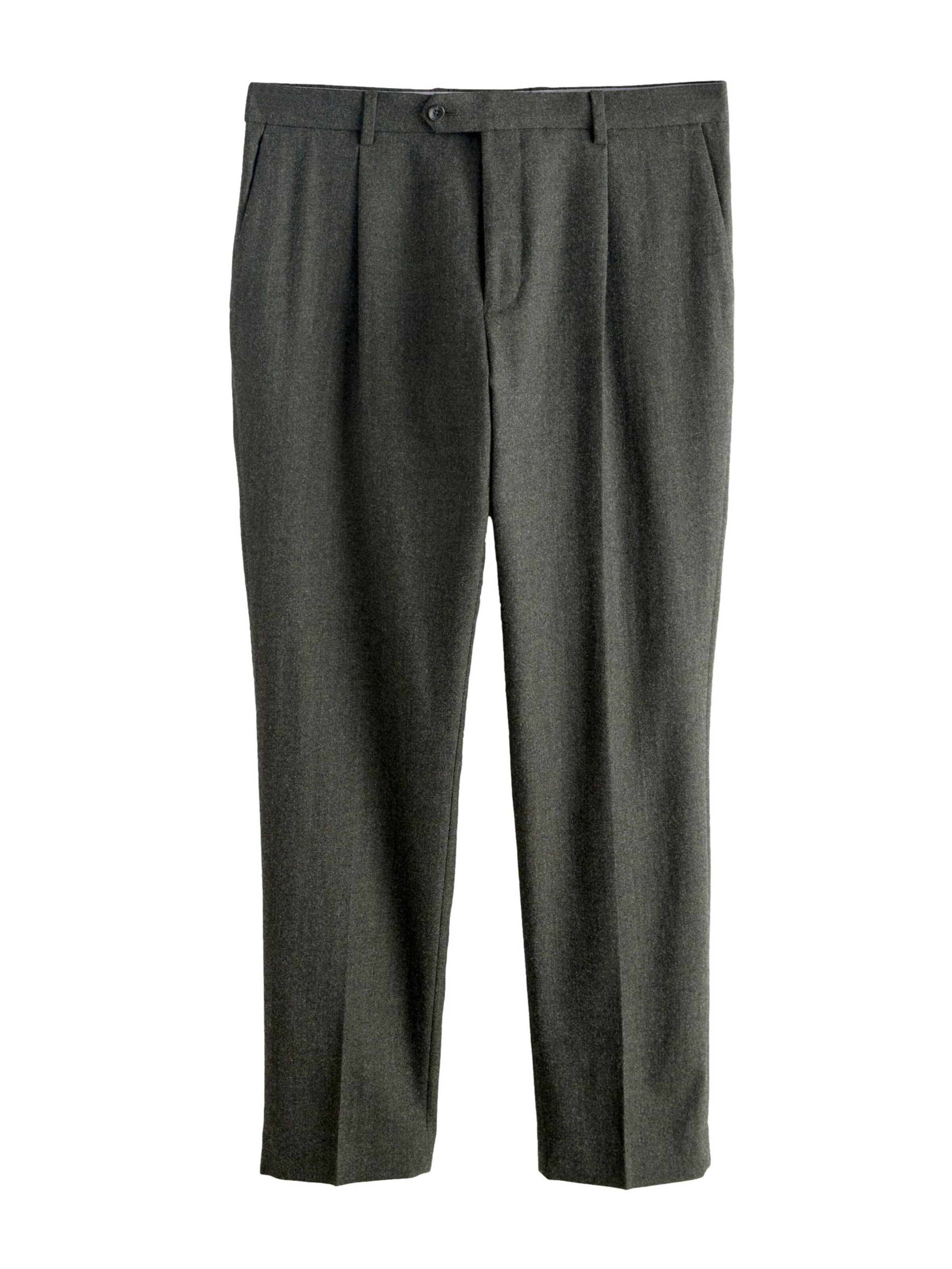 Next Παντελόνι πλισέ σε γκρι: μπροστά