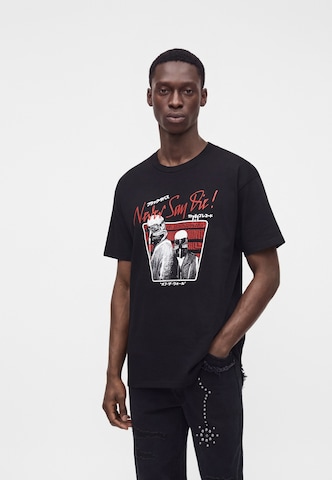 VANS Тениска 'Black Sabbath Never Say Die' в черно: отпред