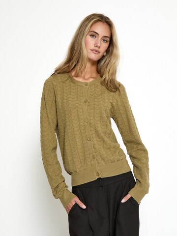 Cardigan 'Rosy' Peppercorn en vert : devant