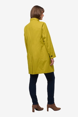 Ulla Popken Between-Seasons Coat in Yellow