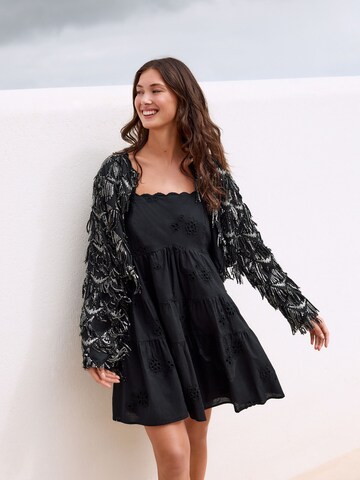 Next Between-season jacket in Black: front