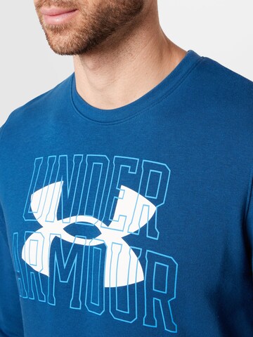 Sweat de sport UNDER ARMOUR en bleu