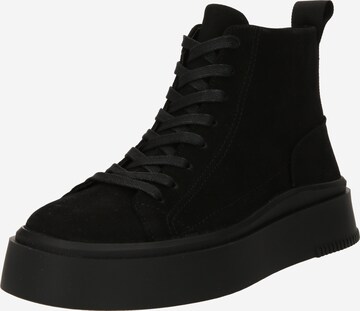 VAGABOND SHOEMAKERS Lace-Up Ankle Boots 'STACY' in Black: front