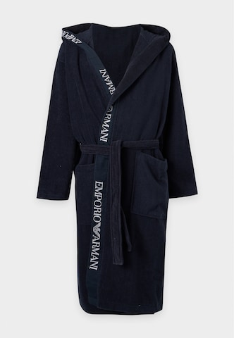 mėlyna Emporio Armani Ilgas vonios chalatas: priekis