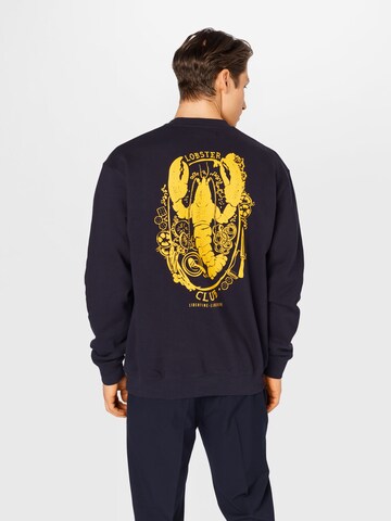 Libertine-Libertine Sweatshirt 'Society Lobster Club' in Blauw