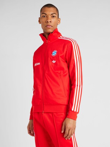 ADIDAS PERFORMANCE Sportovní bunda 'FC Bayern München' – červená: přední strana