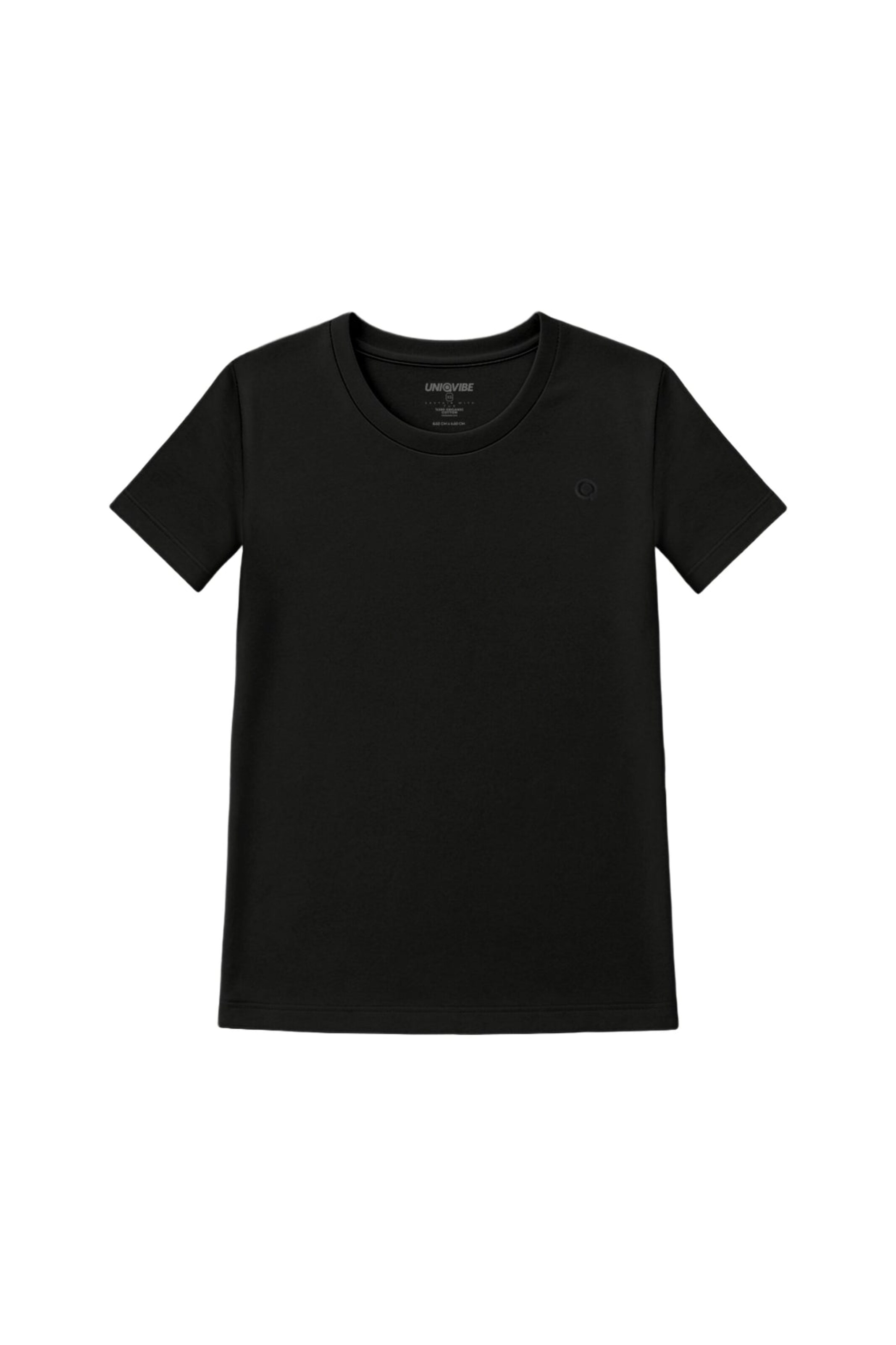 UNIQVIBE T-Shirt in Schwarz: Vorderseite
