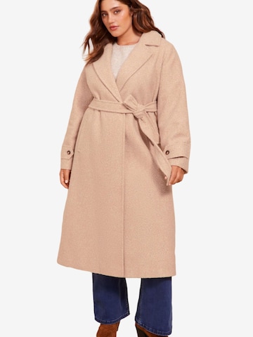 Manteau mi-saison Friends Like These en marron : devant