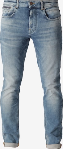 Miracle of Denim Slimfit Jeans 'Morris' in Blauw: voorkant