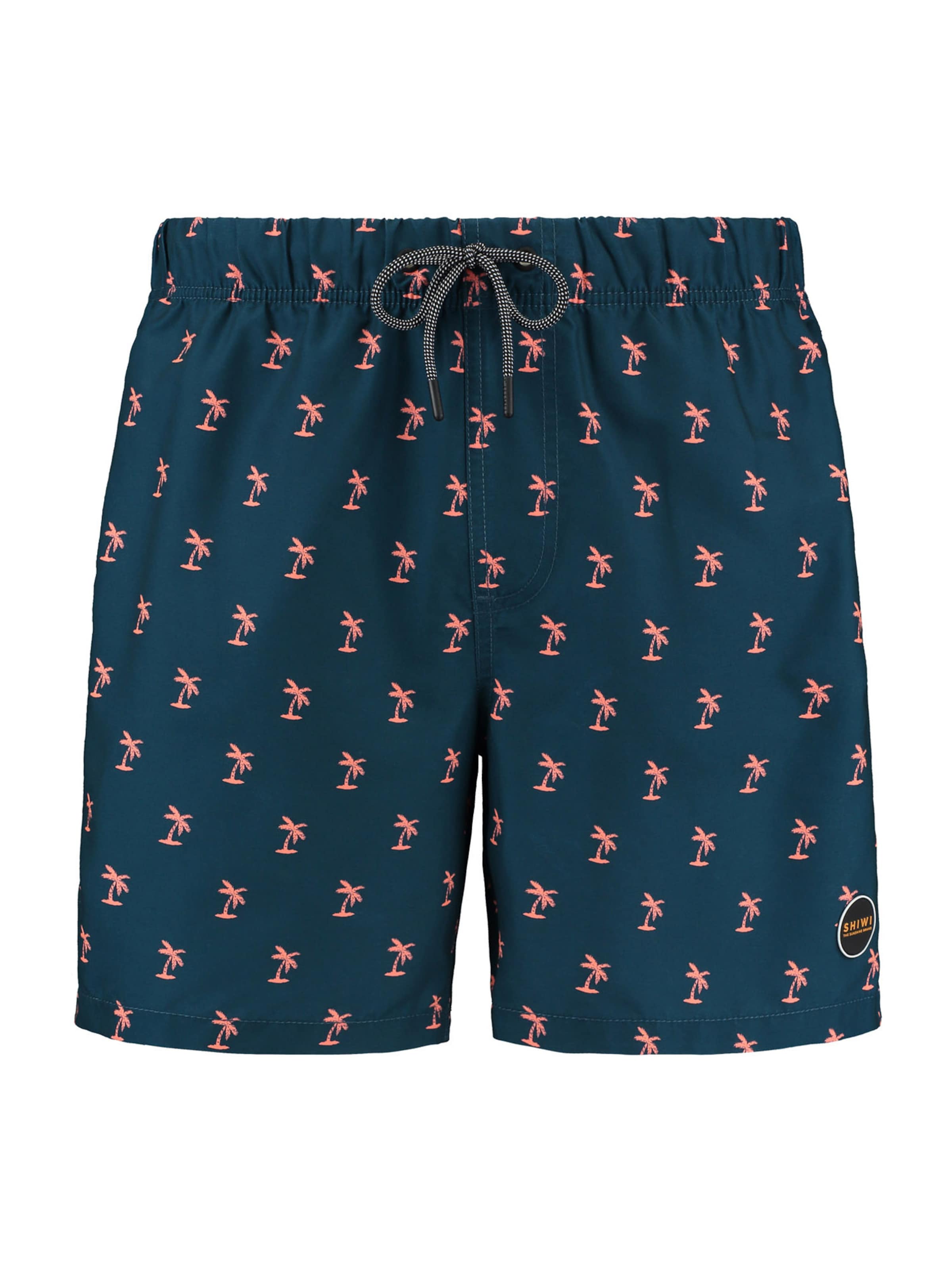 Shiwi Plavecké šortky 'Palmtree' - Modrá: predná strana