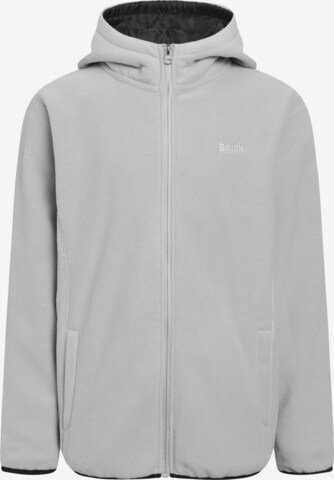 BENCH Fleece Jacket 'DRAKEN' in Grey: front