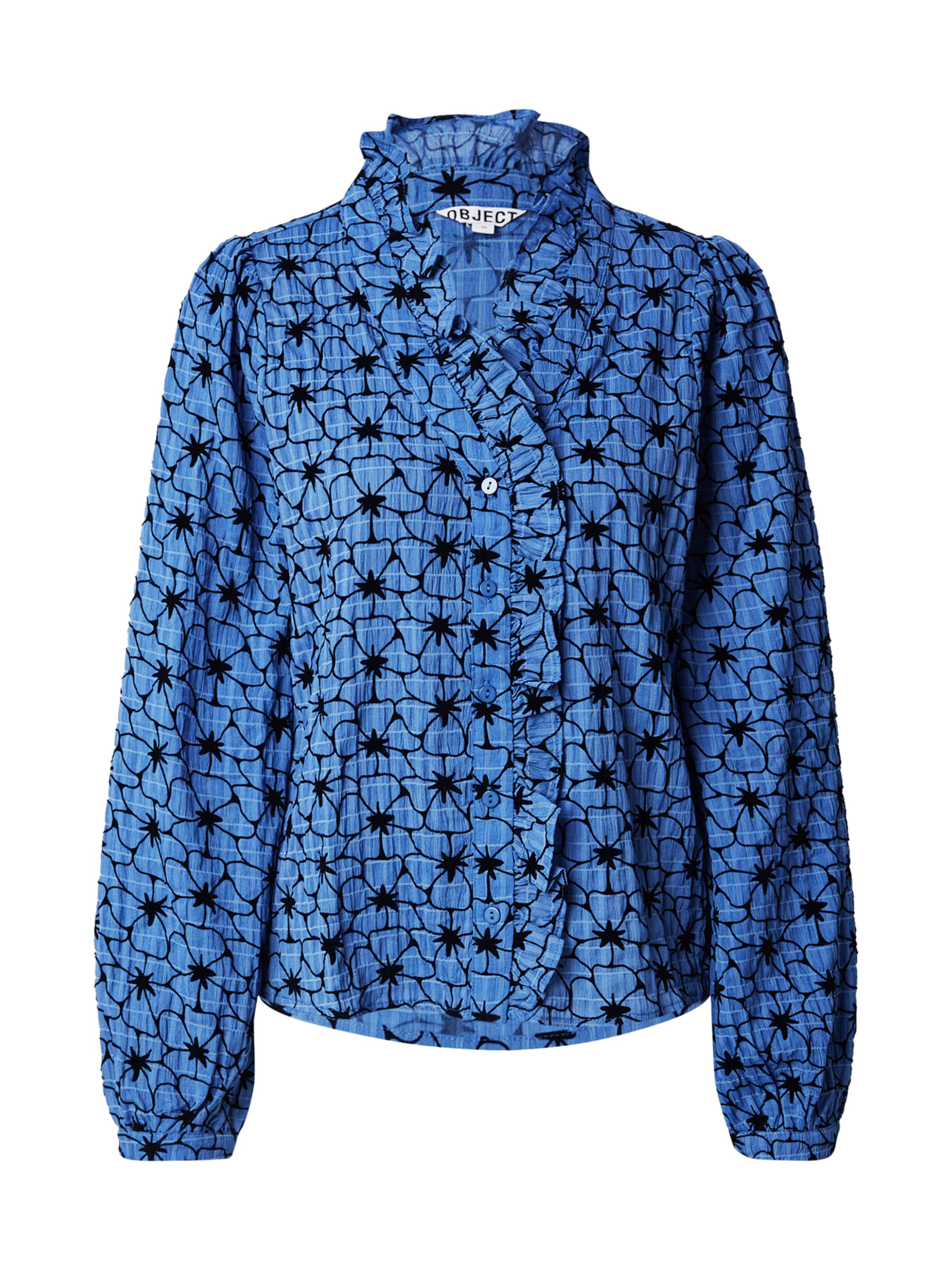 OBJECT Blúz - kék: elől