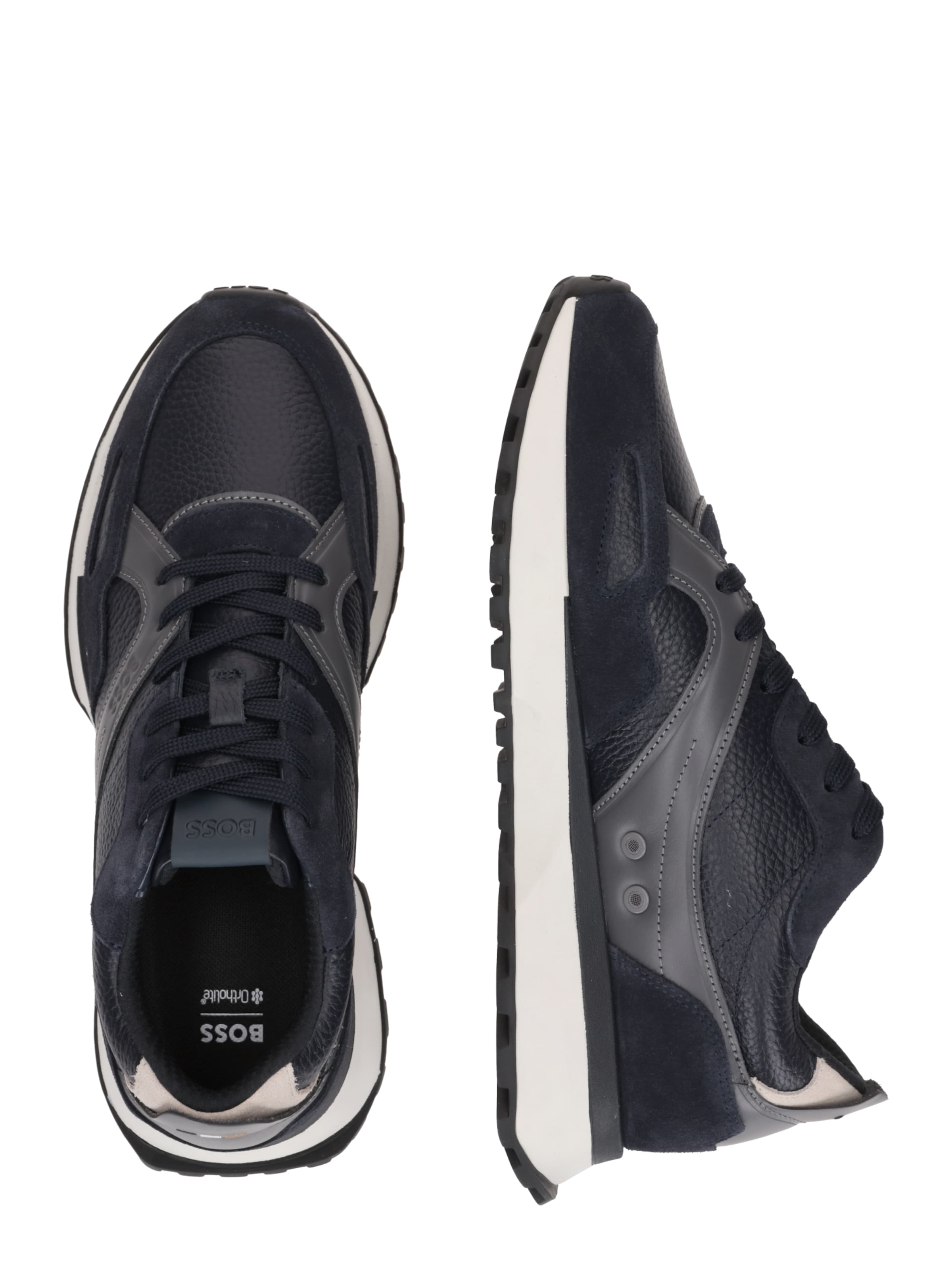 BOSS Низкие кроссовки 'Jonah' в Синий