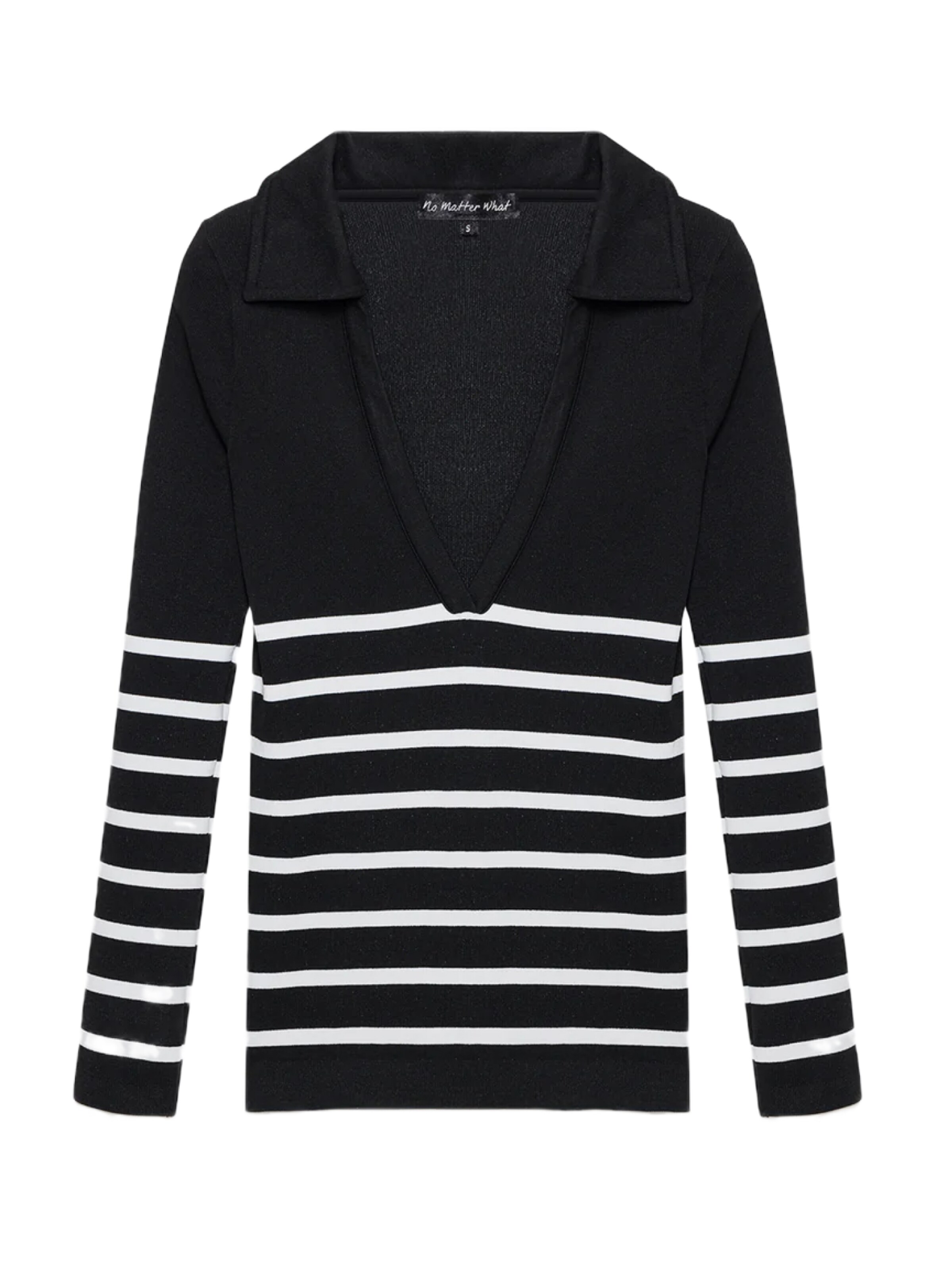 No Matter What Shirt in Black: front