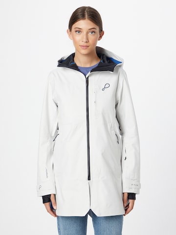 Veste outdoor PYUA en blanc : devant