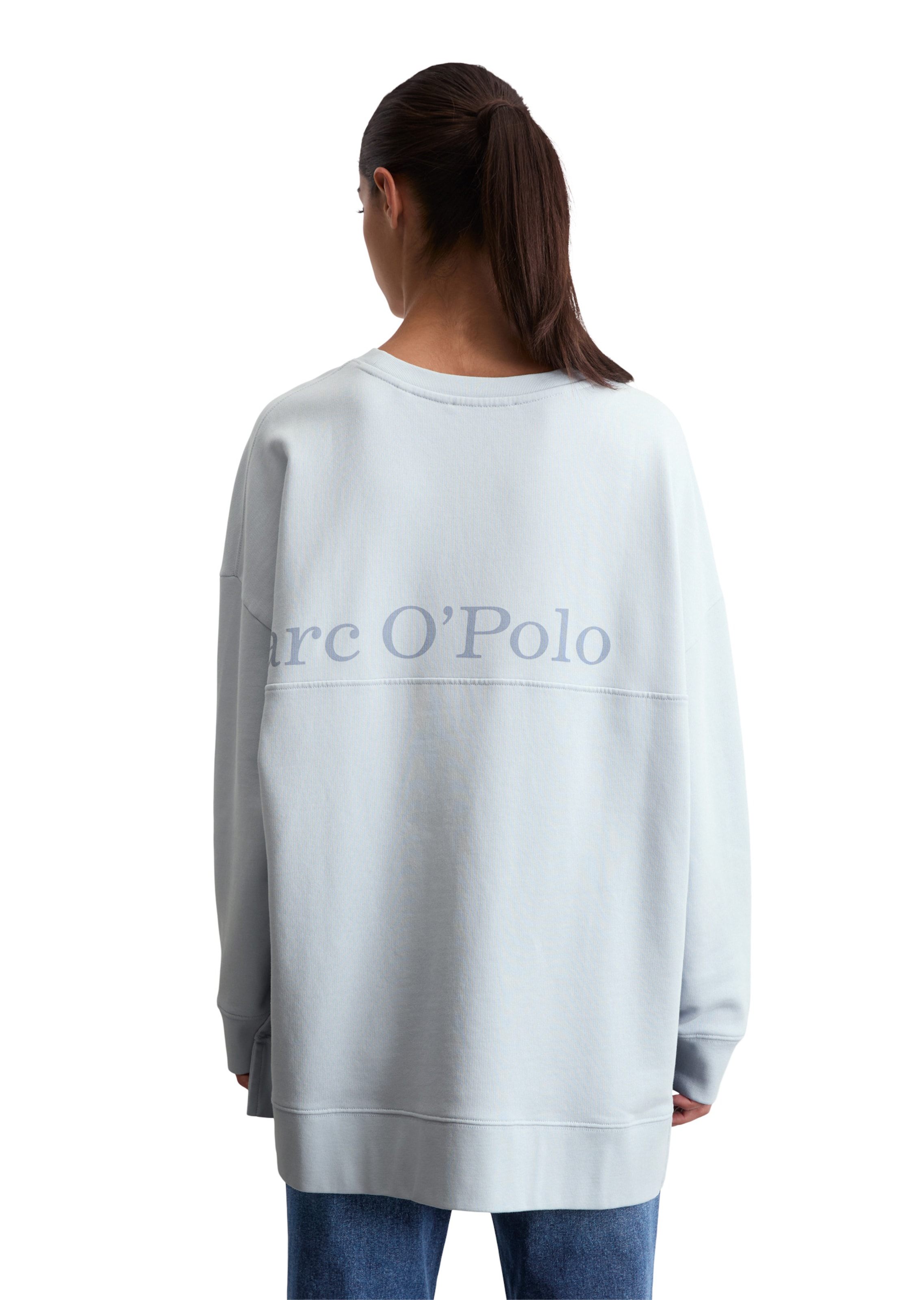 Marc O'Polo Sweatshirt in Blauw: voorkant