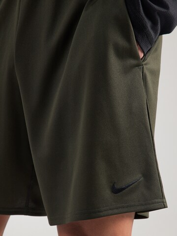 NIKE Regular Workout Pants 'FLEX' in Green