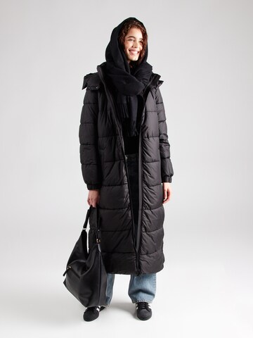 TOM TAILOR DENIM Winter coat in Black