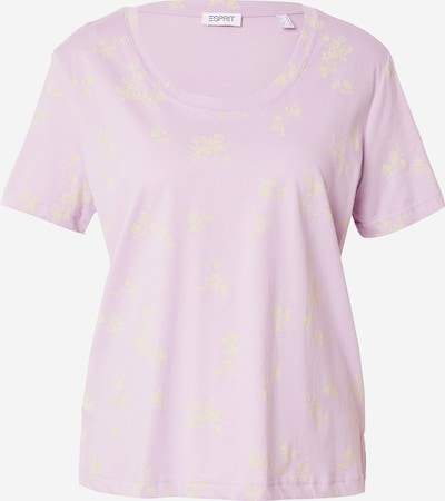 ESPRIT T-shirt i gul / lavendel, Produktvy
