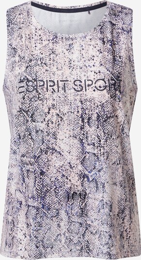 ESPRIT SPORT Sportski top u sivkasto ljubičasta (mauve) / tamno ljubičasta, Pregled proizvoda