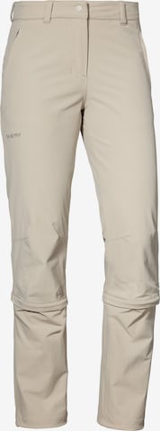 Pantalon outdoor 'Engadin' Schöffel en marron : devant