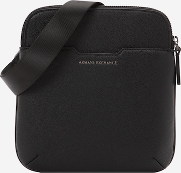 ARMANI EXCHANGE Olkalaukku 'ALEX' värissä musta: etupuoli