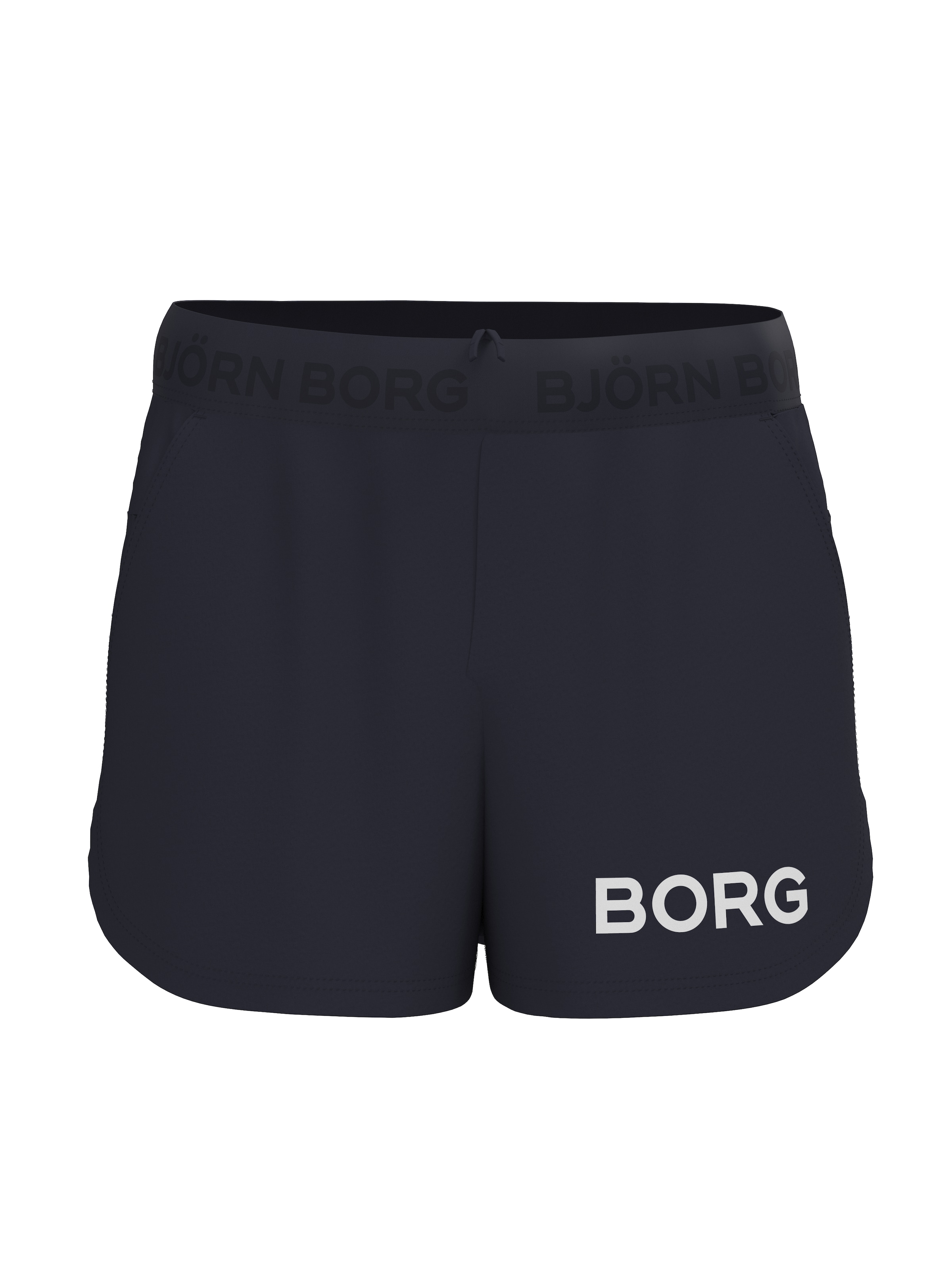 BJÖRN BORG Lużny krój Spodnie sportowe w kolorze niebieski: przód