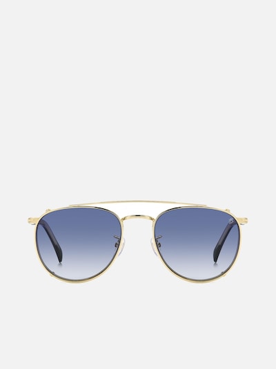 David Beckham Lunettes de soleil en 52 en or, Vue avec produit
