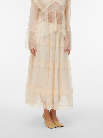 VERO MODA - Falda 'VMKINSLEY' en beige: frente