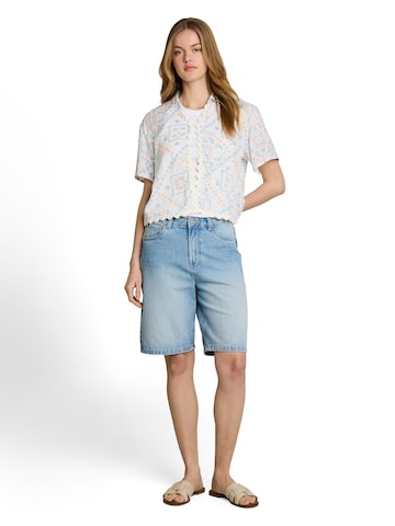 TOM TAILOR DENIM - Loosefit Calças de ganga 'ELIN' em azul