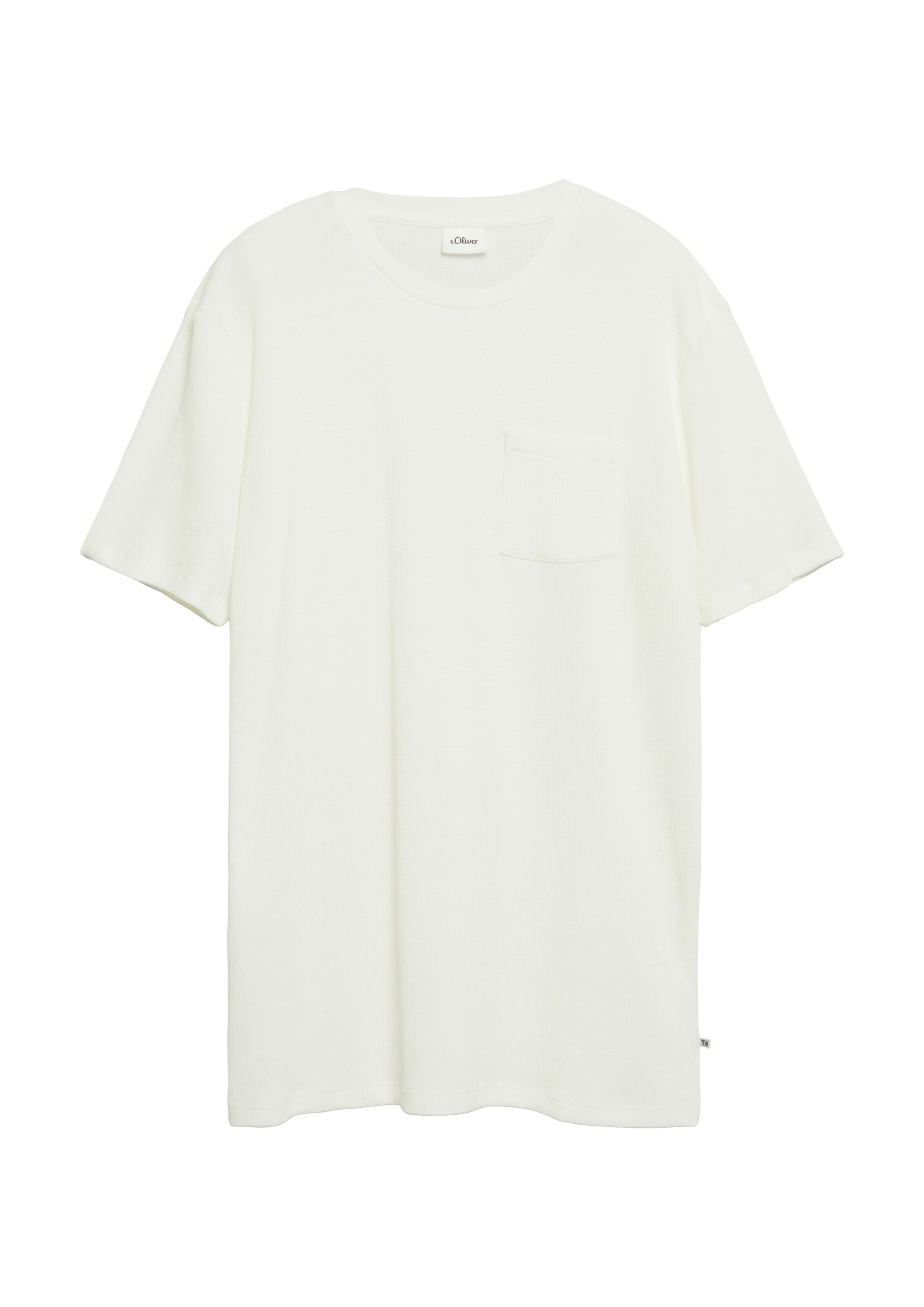 s.Oliver Shirt in Beige: voorkant