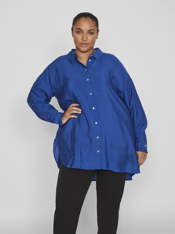 EVOKED Blouse in Blue: front