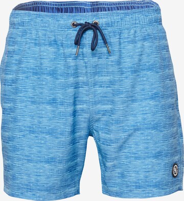 KOROSHI Plavecké šortky – modrá: přední strana