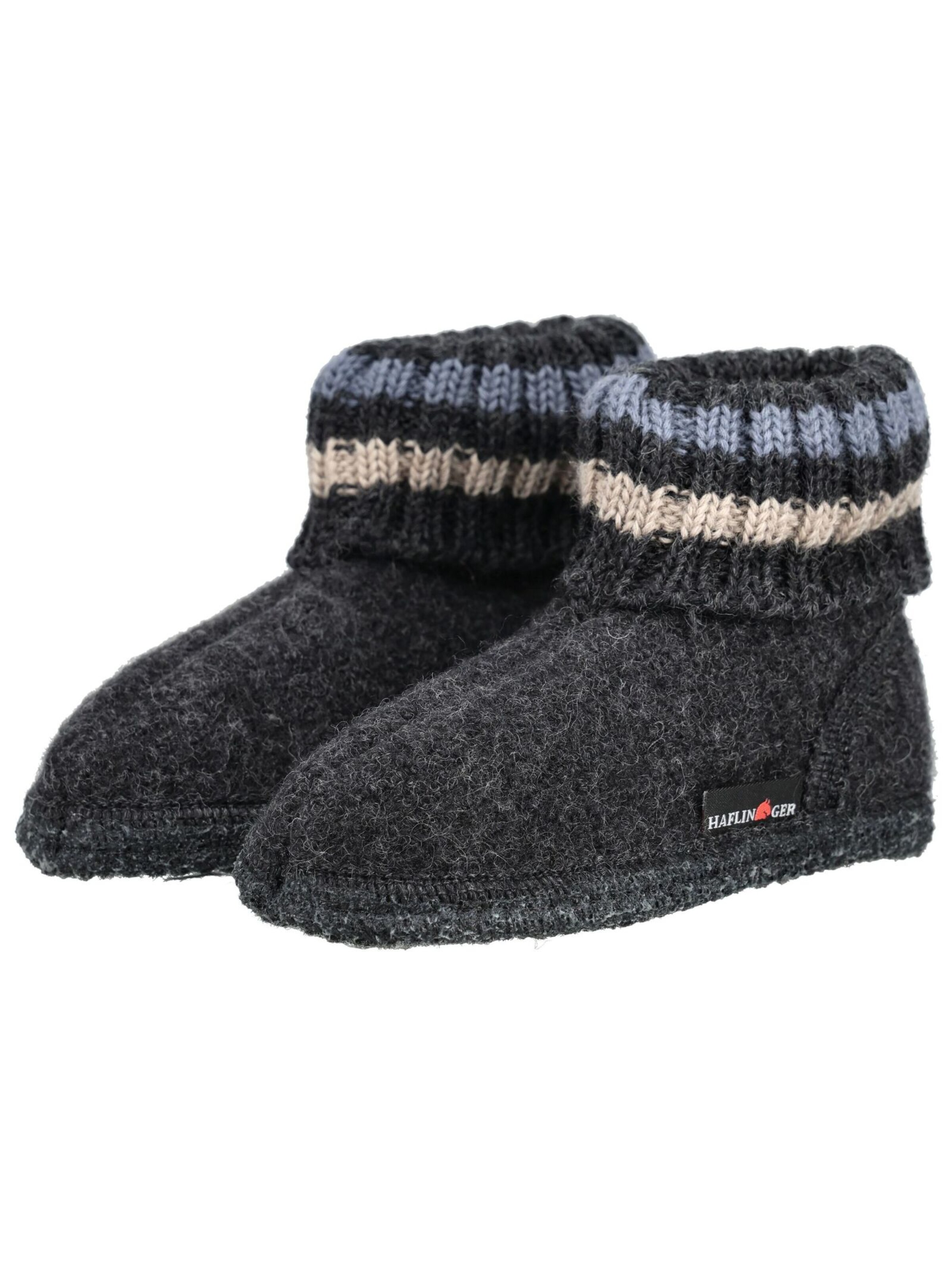 Pantoufle HAFLINGER en gris