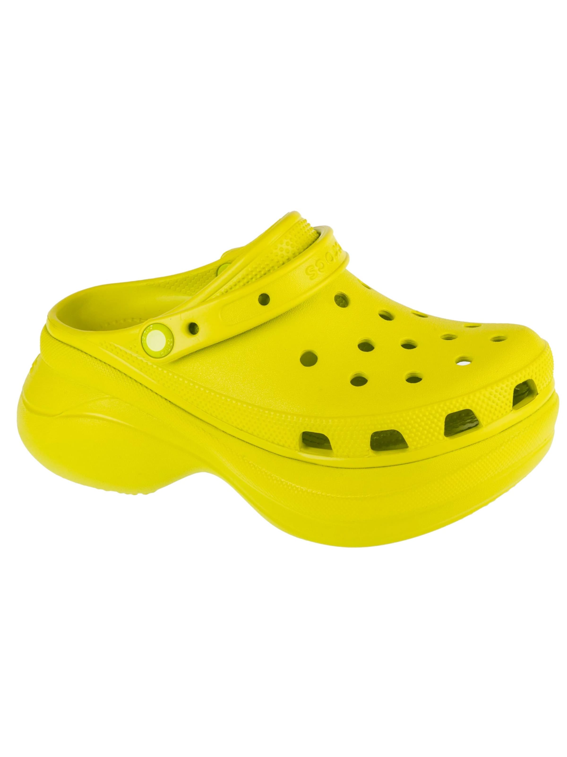 Crocs Clogs in Gelb: Vorderseite