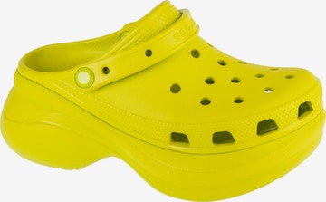 Crocs Clogs in Yellow: front