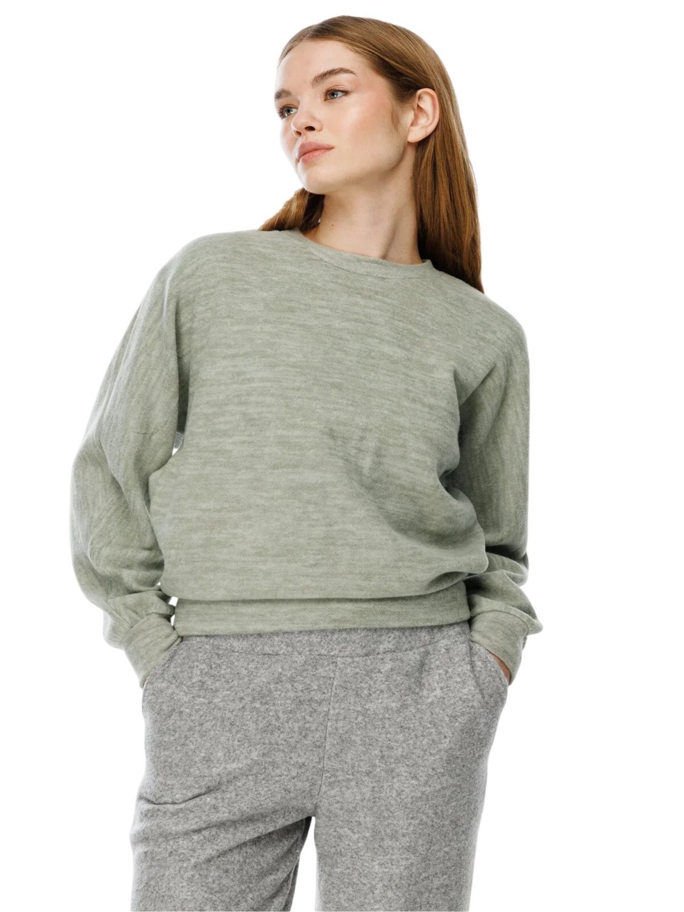 Alexa Dash Sweatshirt in Groen: voorkant