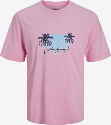 JACK & JONES - Camiseta 'TULUM' en rosa: frente