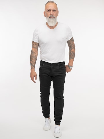 Rock Creek Tapered Jeans in Schwarz