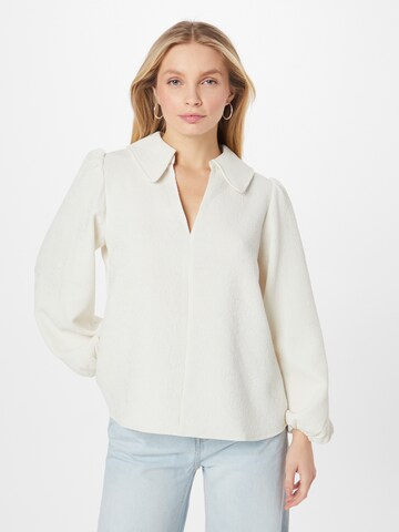 Samsøe Samsøe - Blusa 'MARGOT' en blanco: frente