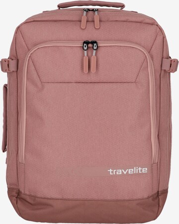 TRAVELITE Backpack 'Kick Off' in Pink: front