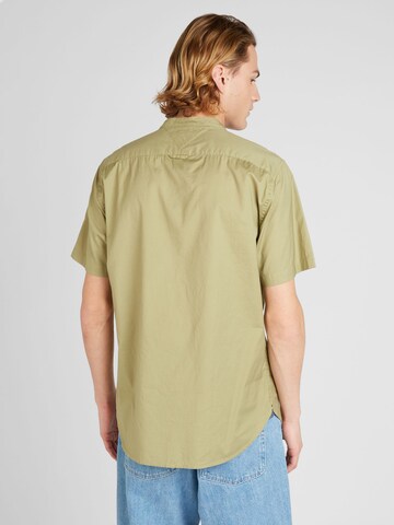 TOMMY HILFIGER - Regular Fit Camisa 'Flex Mao' em verde