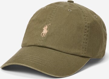 Casquette Polo Ralph Lauren en vert : devant