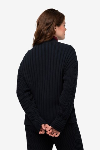 Ulla Popken Knit Cardigan in Blue