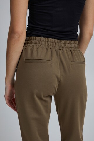 ICHI Slim fit Trousers 'KATE PA' in Brown