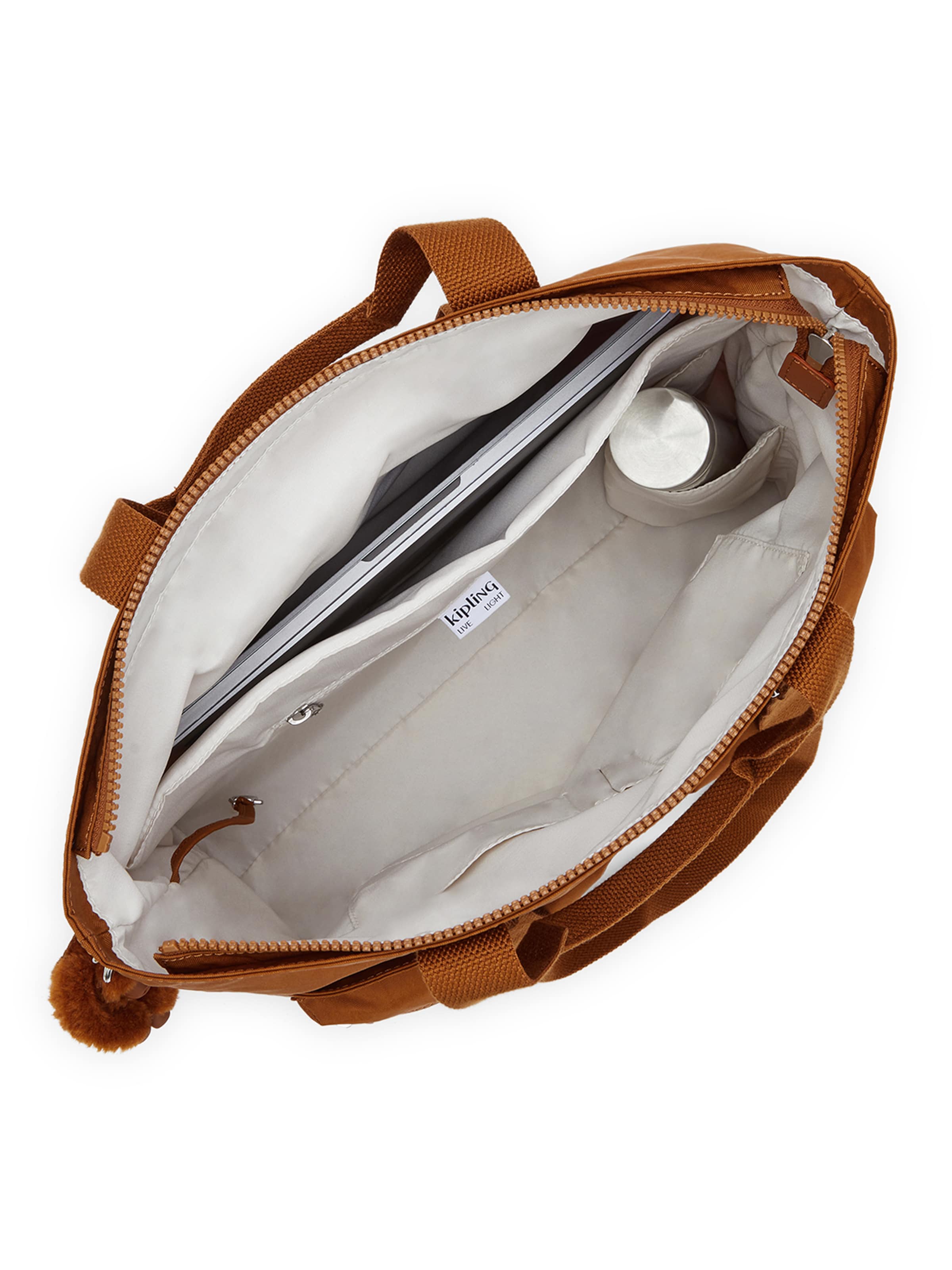 KIPLING - Bolso de hombro 'India' en marrón