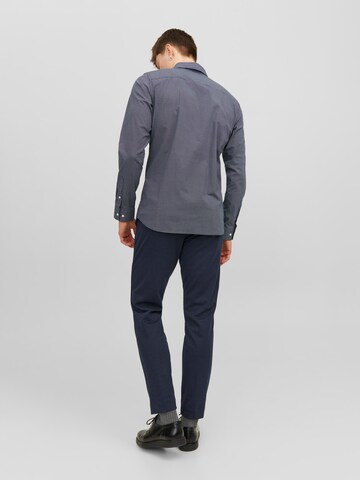 JACK & JONES Slimfit Broek 'MARCO' in Blauw